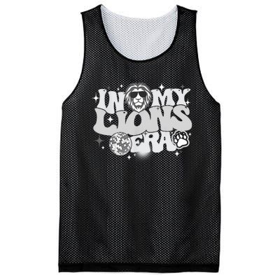 In My Lions Era Back To School Mascot Spirit Game Team Squad Mesh Reversible Basketball Jersey Tank