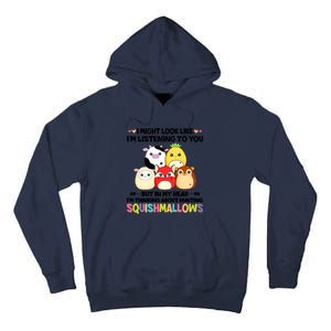 I Might Look Like I'm Thinking About Hunting Squishmallows Cute Gift Idea Tall Hoodie