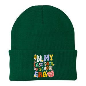 In My Last Day Of School Era Teacher Knit Cap Winter Beanie