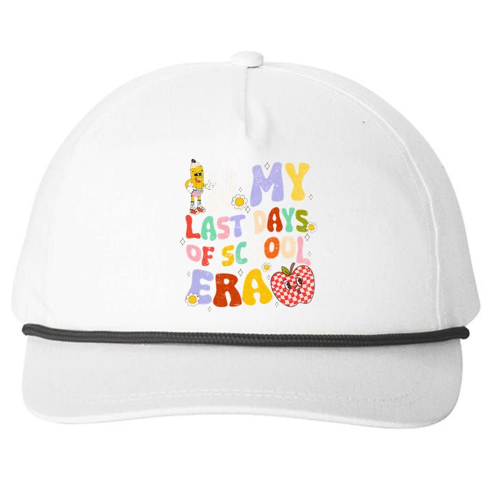 In My Last Day Of School Era Teacher Snapback Five-Panel Rope Hat