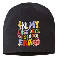 In My Last Day Of School Era Teacher Sustainable Beanie