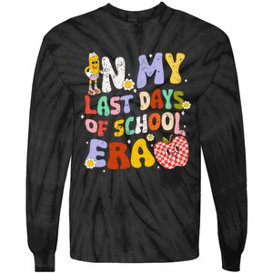 In My Last Day Of School Era Teacher Tie-Dye Long Sleeve Shirt