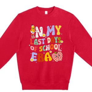 In My Last Day Of School Era Teacher Premium Crewneck Sweatshirt