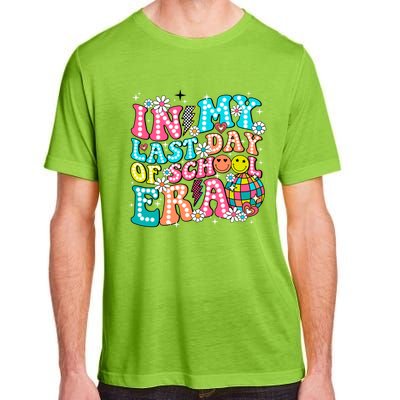 In My Last Day Of School Era Groovy Retro Graduate Funny Funny Gift Adult ChromaSoft Performance T-Shirt