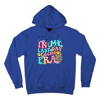 In My Last Day Of School Era Groovy Retro Graduate Funny Funny Gift Hoodie