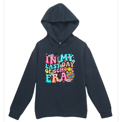 In My Last Day Of School Era Groovy Retro Graduate Funny Funny Gift Urban Pullover Hoodie