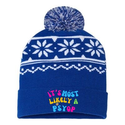 It’s Most Likely A Psyop for your Friends and Family  USA-Made Snowflake Beanie