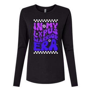 In My Lupus Warrior Era Purple Ribbon Lupus Awareness Womens Cotton Relaxed Long Sleeve T-Shirt