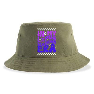 In My Lupus Warrior Era Purple Ribbon Lupus Awareness Sustainable Bucket Hat