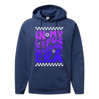 In My Lupus Warrior Era Purple Ribbon Lupus Awareness Performance Fleece Hoodie