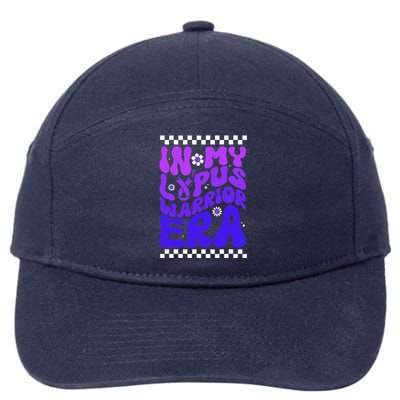 In My Lupus Warrior Era Purple Ribbon Lupus Awareness 7-Panel Snapback Hat