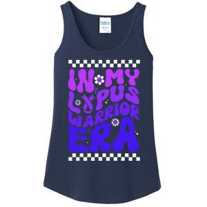 In My Lupus Warrior Era Purple Ribbon Lupus Awareness Ladies Essential Tank