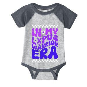 In My Lupus Warrior Era Purple Ribbon Lupus Awareness Infant Baby Jersey Bodysuit