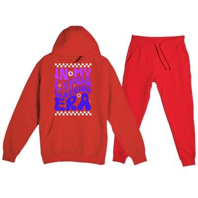 In My Lupus Warrior Era Purple Ribbon Lupus Awareness Premium Hooded Sweatsuit Set