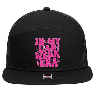 In My Lab Week Era Mystery Machine Lab Week 2025 Med Tech  7 Panel Mesh Trucker Snapback Hat