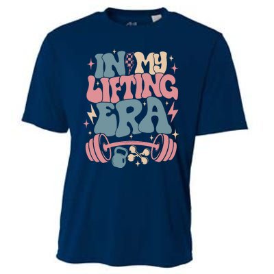 In My Lifting Era Groovy Gym Weight (On Back) Cooling Performance Crew T-Shirt