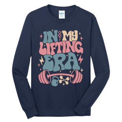 In My Lifting Era Groovy Gym Weight (On Back) Tall Long Sleeve T-Shirt