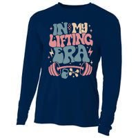 In My Lifting Era Groovy Gym Weight (On Back) Cooling Performance Long Sleeve Crew