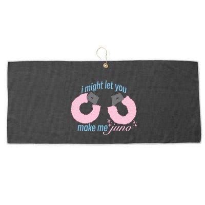 I Might Let You Make Me Juno Large Microfiber Waffle Golf Towel