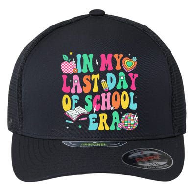 In My Last Day Of School Era Teacher Graduation Flexfit Unipanel Trucker Cap