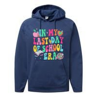 In My Last Day Of School Era Teacher Graduation Performance Fleece Hoodie