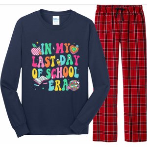 In My Last Day Of School Era Teacher Graduation Long Sleeve Pajama Set