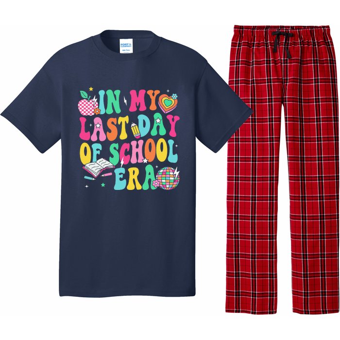 In My Last Day Of School Era Teacher Graduation Pajama Set