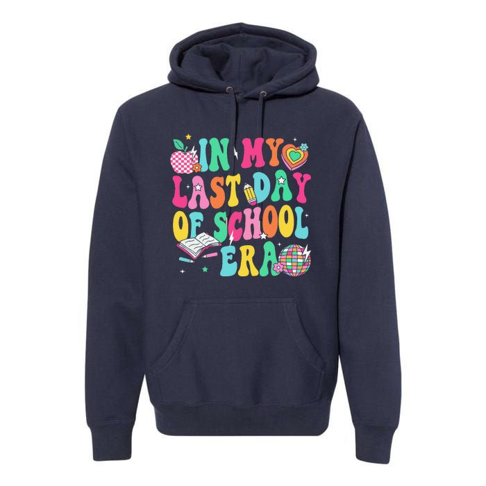 In My Last Day Of School Era Teacher Graduation Premium Hoodie