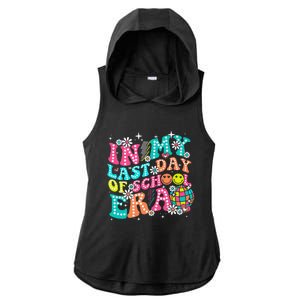 In My Last Day Of School Era Teacher Hello Summer Ladies PosiCharge Tri-Blend Wicking Draft Hoodie Tank