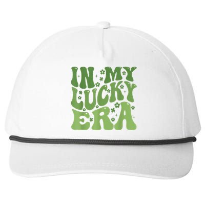 In My Lucky Era St PatrickS Day Snapback Five-Panel Rope Hat