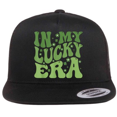 In My Lucky Era St PatrickS Day Flat Bill Trucker Hat