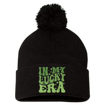 In My Lucky Era St PatrickS Day Pom Pom 12in Knit Beanie