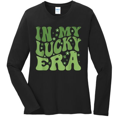 In My Lucky Era St PatrickS Day Ladies Long Sleeve Shirt