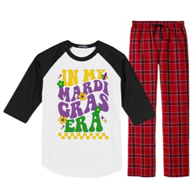 In My Mardi Gras Era Festive Party Raglan Sleeve Pajama Set