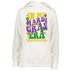 In My Mardi Gras Era Festive Party Womens Funnel Neck Pullover Hood