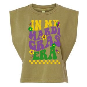 In My Mardi Gras Era Festive Party Garment-Dyed Women's Muscle Tee