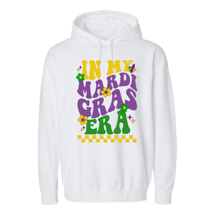 In My Mardi Gras Era Festive Party Garment-Dyed Fleece Hoodie