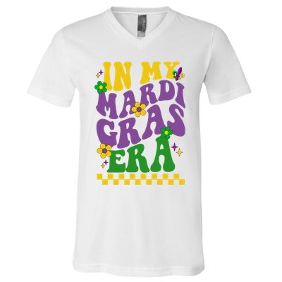 In My Mardi Gras Era Festive Party V-Neck T-Shirt