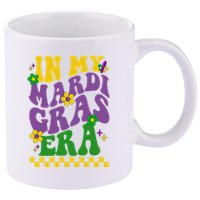 In My Mardi Gras Era Festive Party 11oz C Handle Ceramic Mug