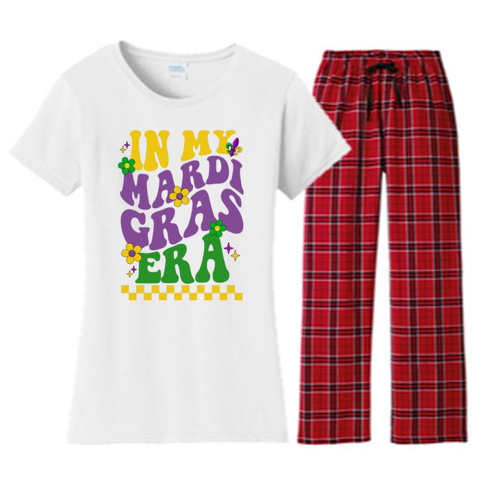 In My Mardi Gras Era Festive Party Women's Flannel Pajama Set