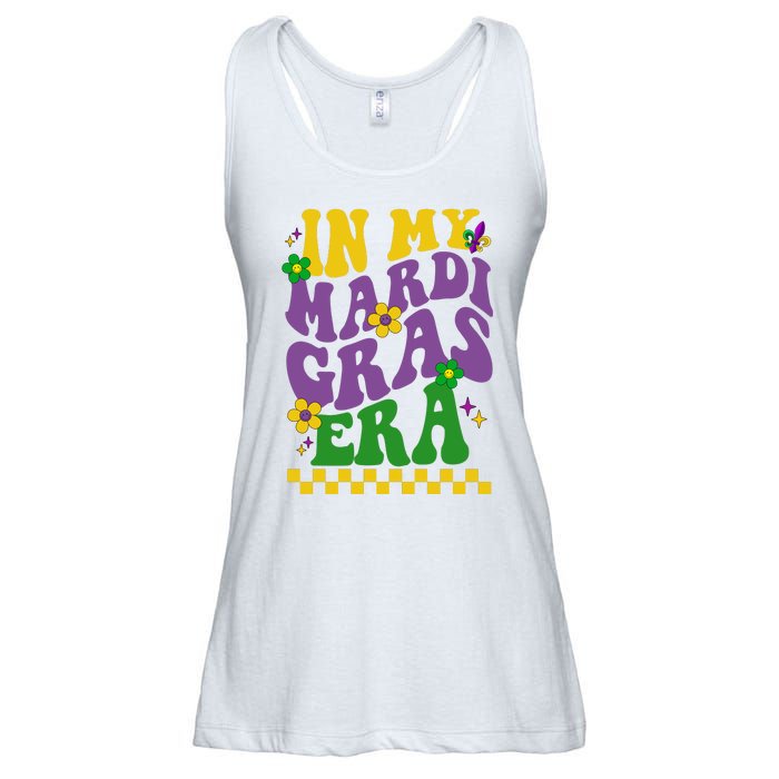 In My Mardi Gras Era Festive Party Ladies Essential Flowy Tank