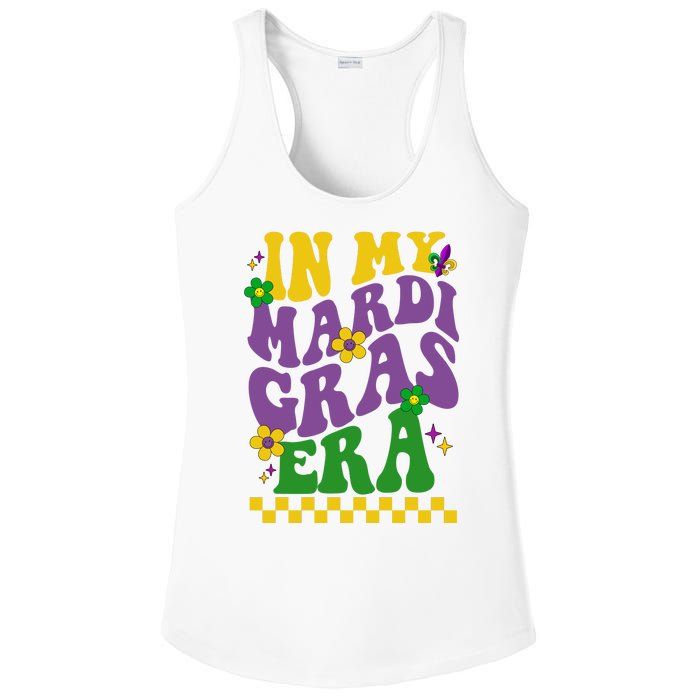 In My Mardi Gras Era Festive Party Ladies PosiCharge Competitor Racerback Tank