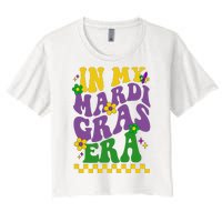 In My Mardi Gras Era Festive Party Women's Crop Top Tee