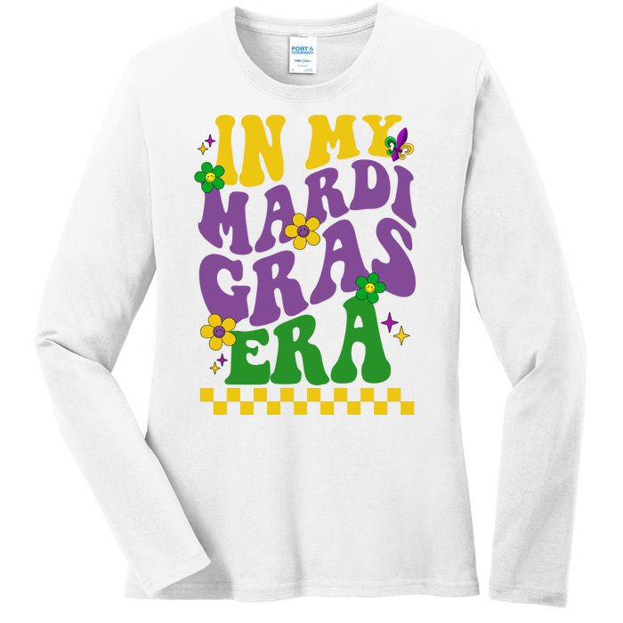 In My Mardi Gras Era Festive Party Ladies Long Sleeve Shirt