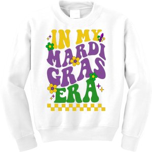 In My Mardi Gras Era Festive Party Kids Sweatshirt