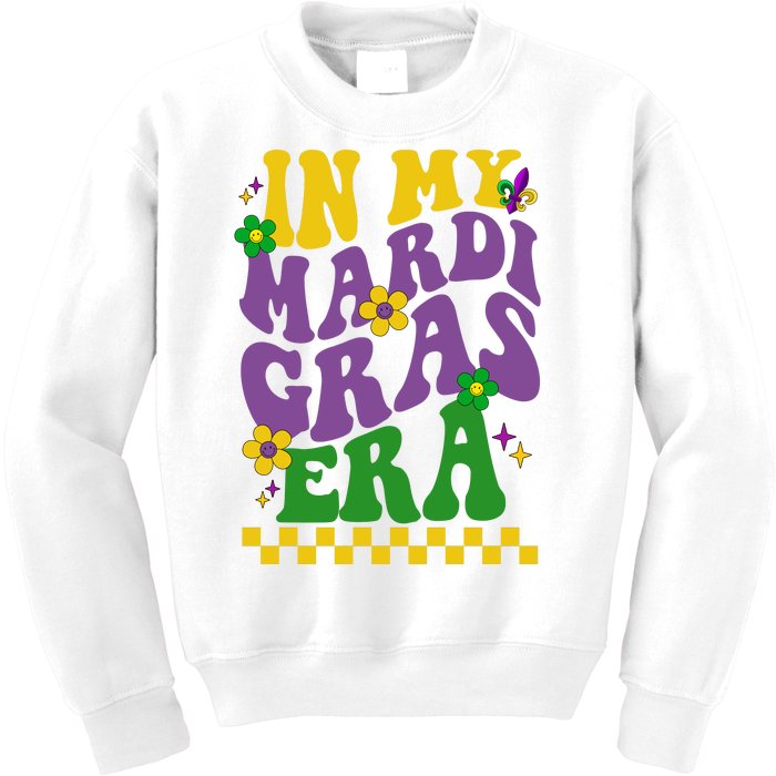 In My Mardi Gras Era Festive Party Kids Sweatshirt