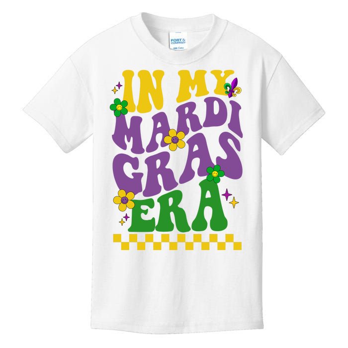 In My Mardi Gras Era Festive Party Kids T-Shirt