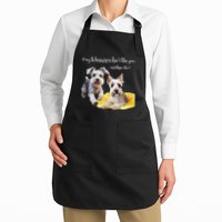 If My Miniature Schnauzers DonT Like You Neither Do I Funny Full-Length Apron With Pockets