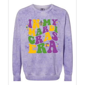 In My Mardi Gras Era Funny Holiday Colorblast Crewneck Sweatshirt