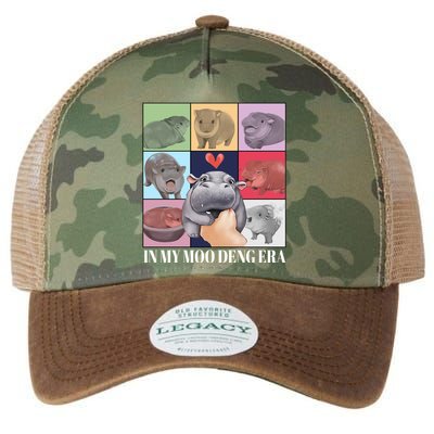 In My Moo Deng Era Funny Hippo Meme Legacy Tie Dye Trucker Hat